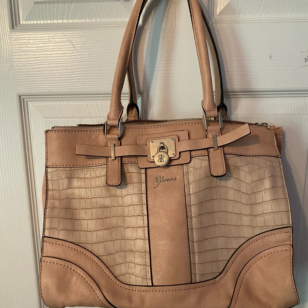 Rose pink large purse